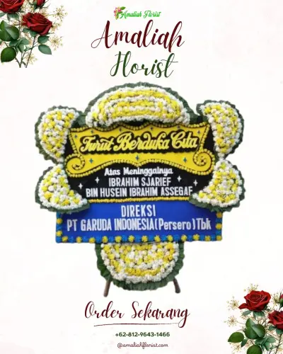 Papan Bunga Duka di Empang